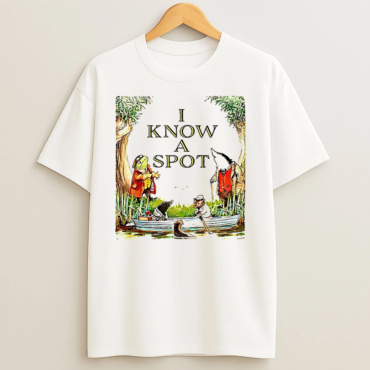 The Wind In The Willows 1908 I Know A Spot Vintage T Shirts