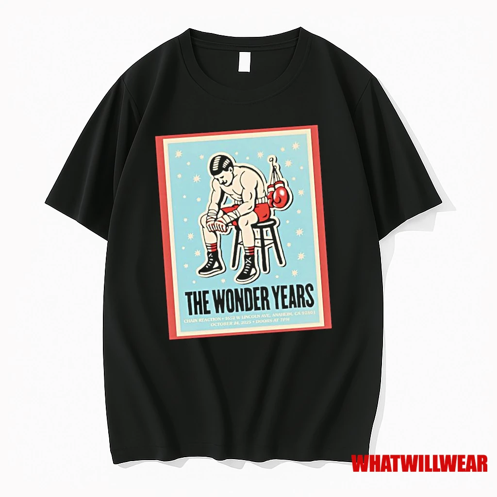 The Wonder Years Chain Reaction 1652 W Lincoln Ave Anaheim Ca October 24th 2025 Graphic Shirts