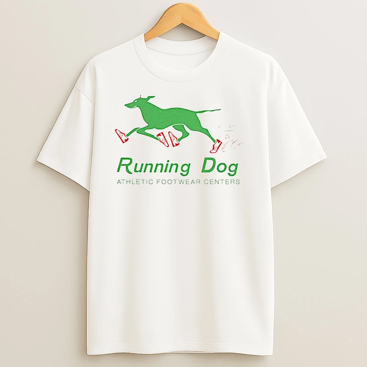 The Big Chill Running Dog Athletic Footwear Centers Ornaments T Shirts