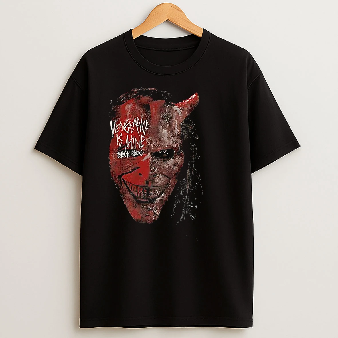 The Black Phone2 Vengeance Is Mine Scary Mask Halloween T Shirts