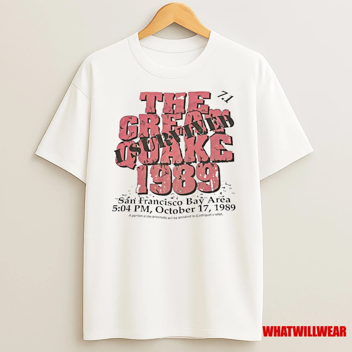 The Great Quake 1989 San Francisco Bay Area Vintage Shirts