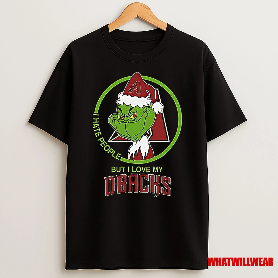 The Grinch I Hate People But I Love My Dbacks Shirts
