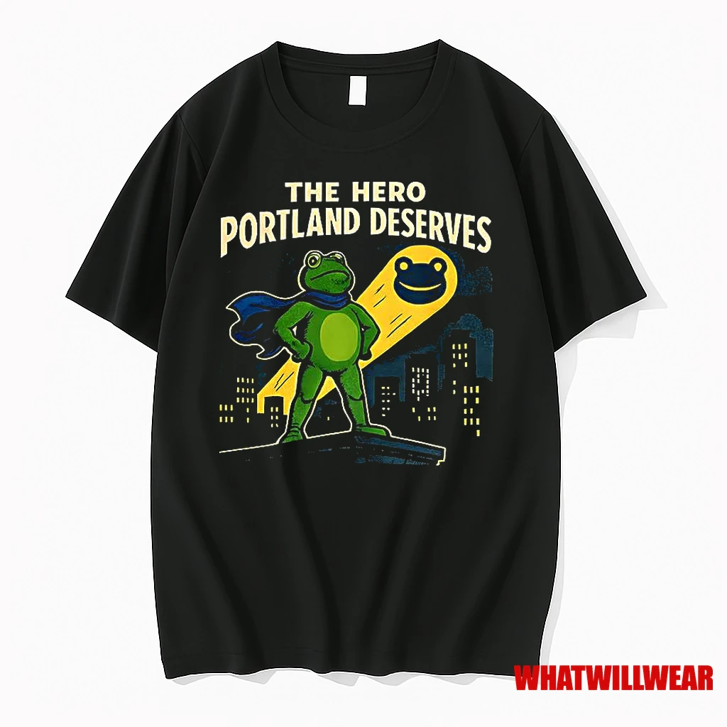 The Hero Portland Deserves Protest Frog Meme Shirts