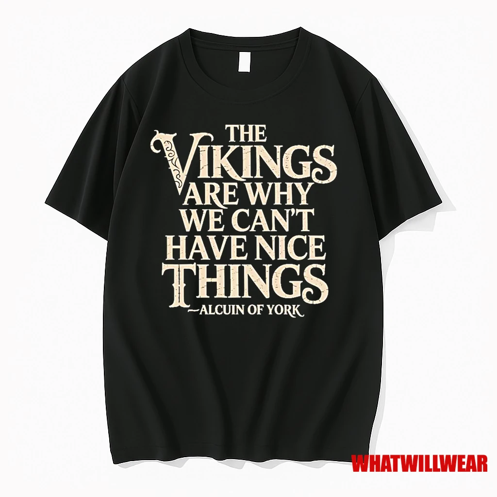 The Vikings Why We Cant Have Nice Things Shirts