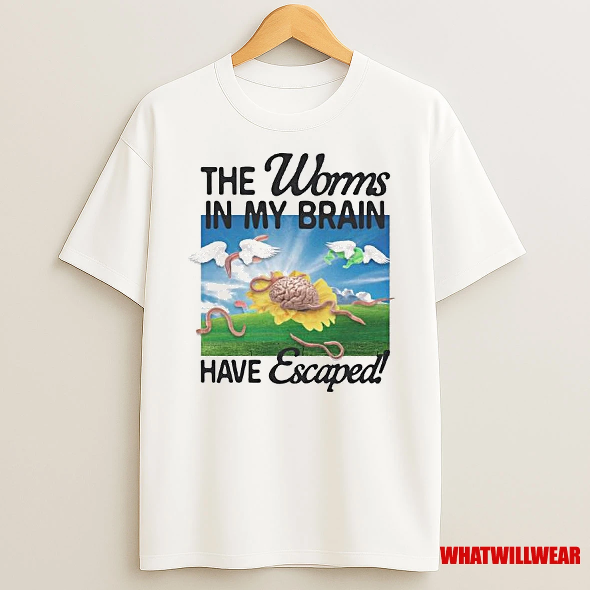 The Worms In My Brain Have Escaped Ornaments Shirts