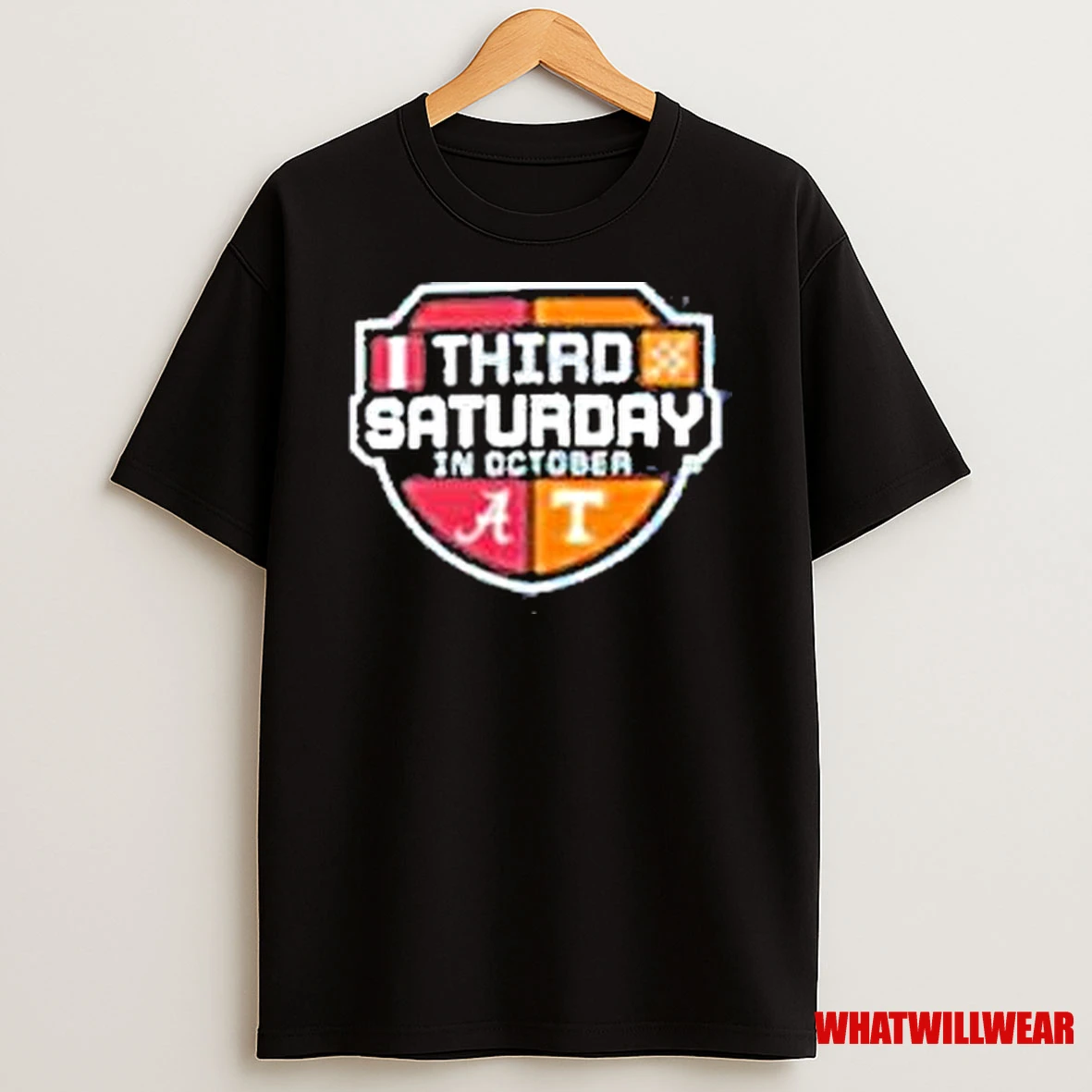 Third Saturday In October Alabama Vs Tennessee Logo Shirts