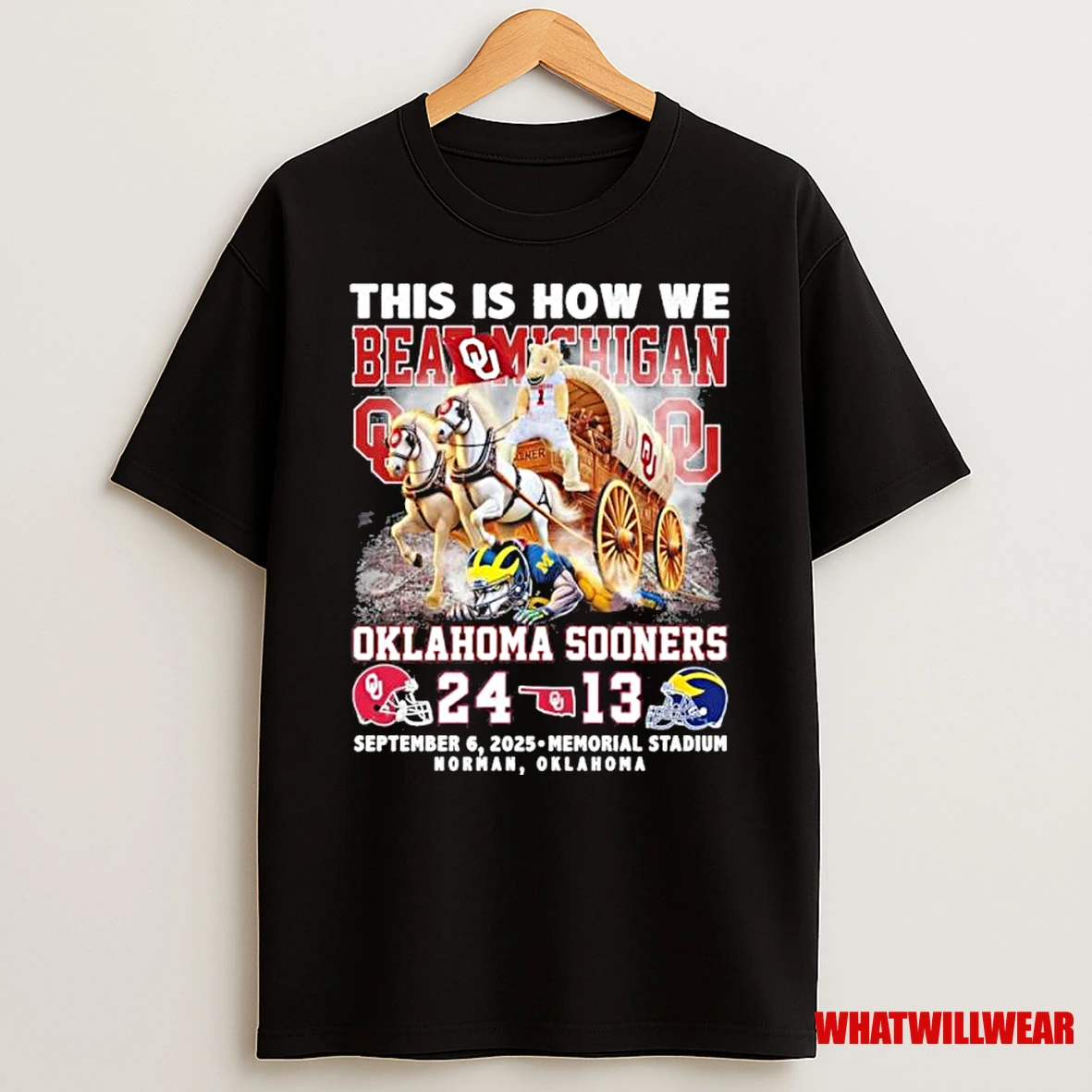 This Is How We Beat Michigan Wolverines 2025 Oklahoma 24 13 Michigan Shirts