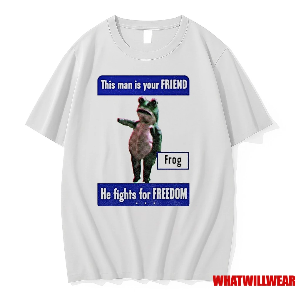 This Man Is Your Friend He Fights For Freedom Portland Frog Shirts