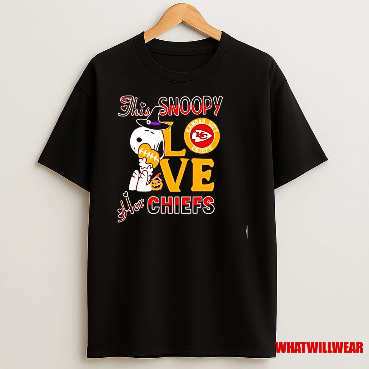 This Snoopy Love Her Kansas City Chiefs Mlb Happy Halloween Shirts