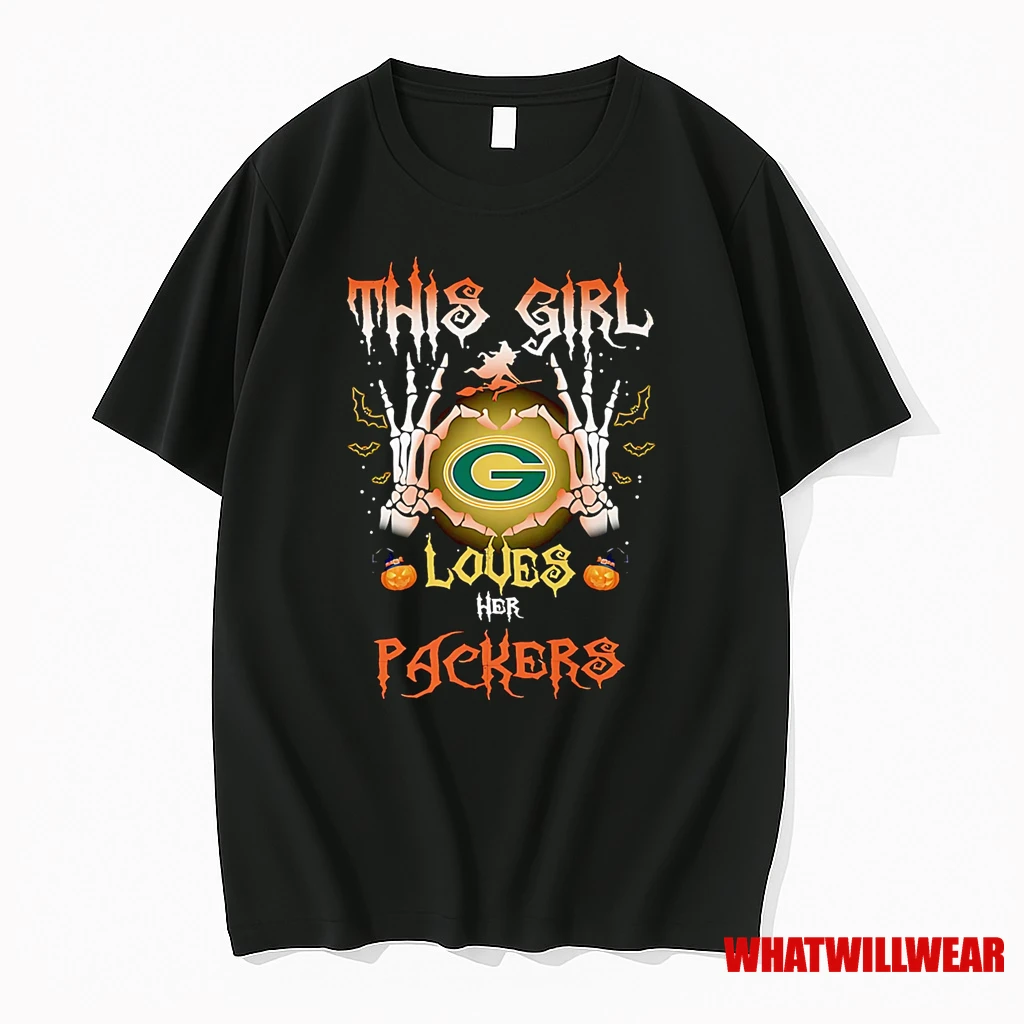 This Girl Loves Her Packers Halloween Shirts