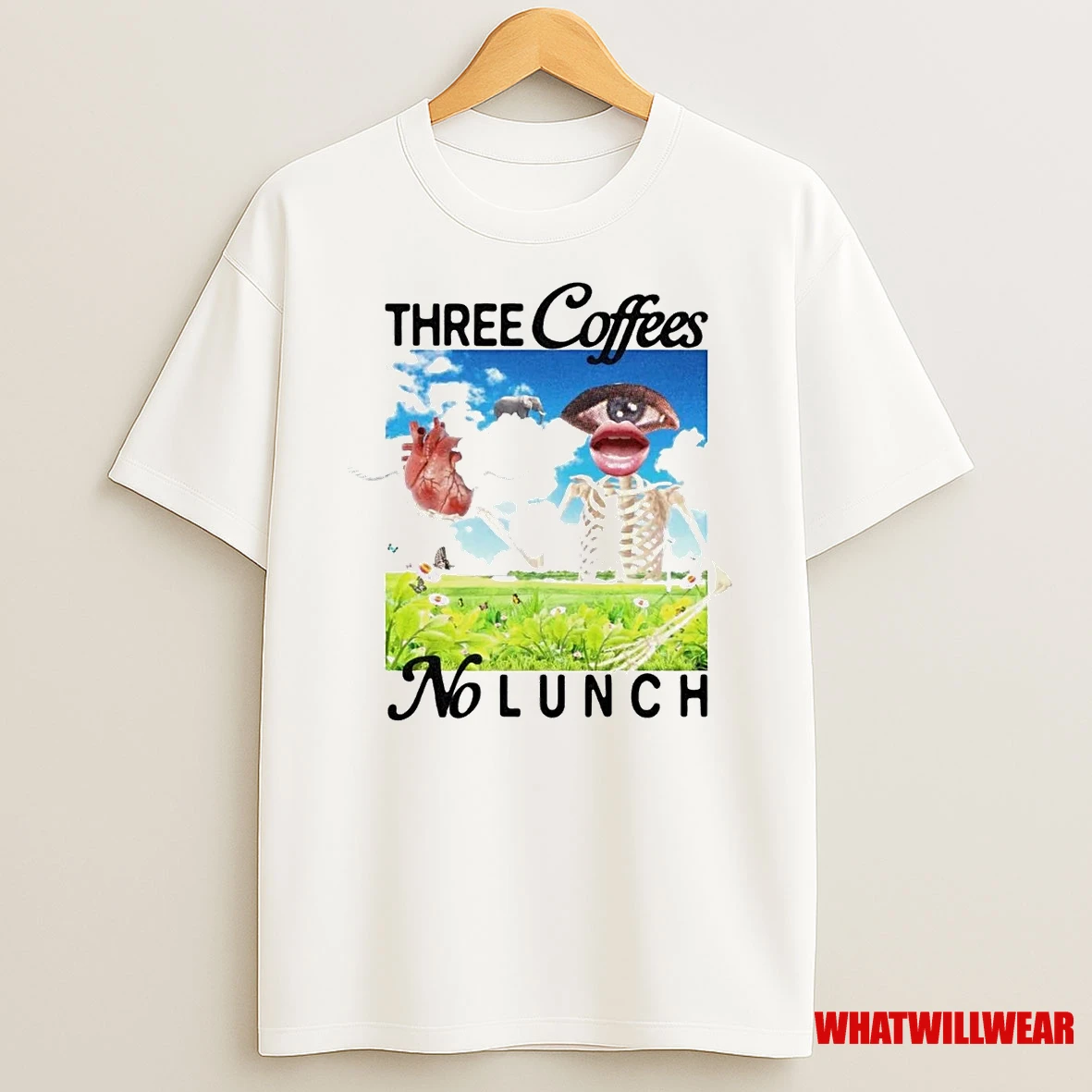 Three Coffees No Lunch Shirts