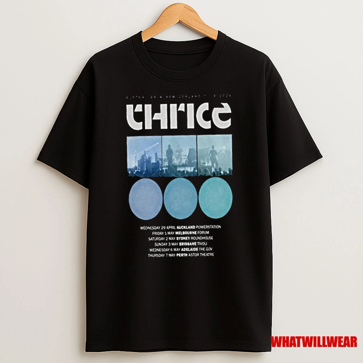 Thrice Australia And New Zealand 2026 Shirts