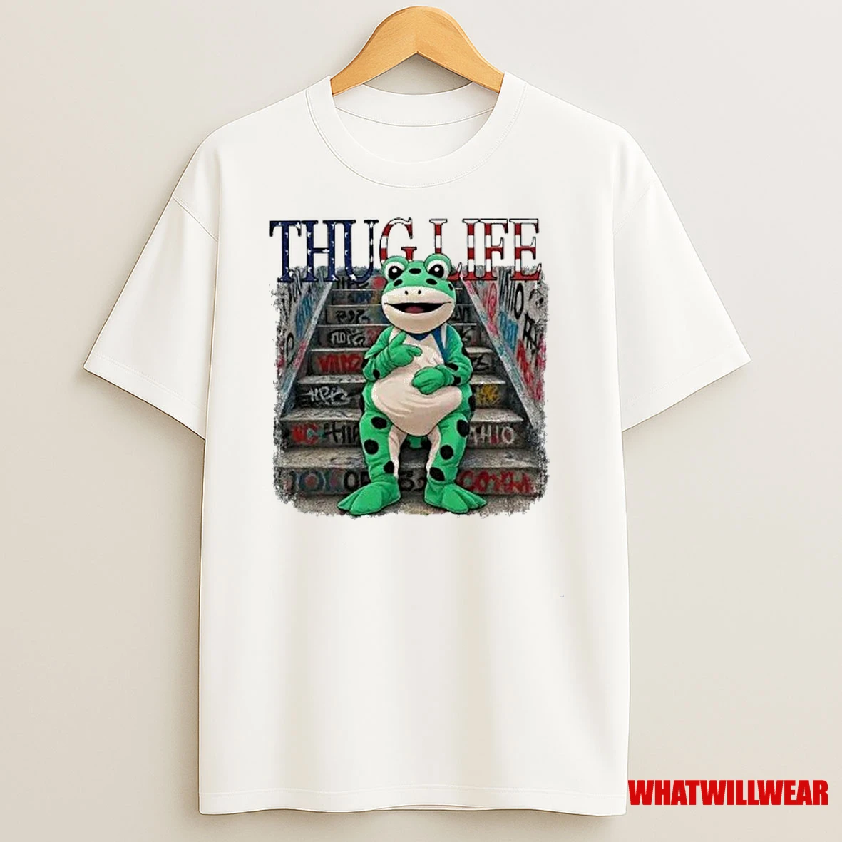 Thug Life Frog Portland Ice Anti Fascism Protest Shirts