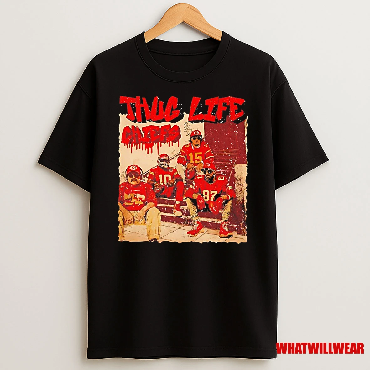 Thug Life Kansas City Chiefs Shirts