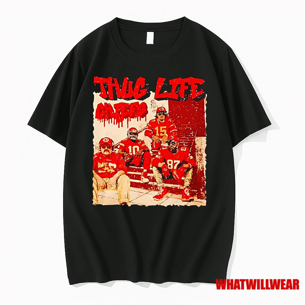 Thug Life Kansas City Chiefs Team Players Shirts