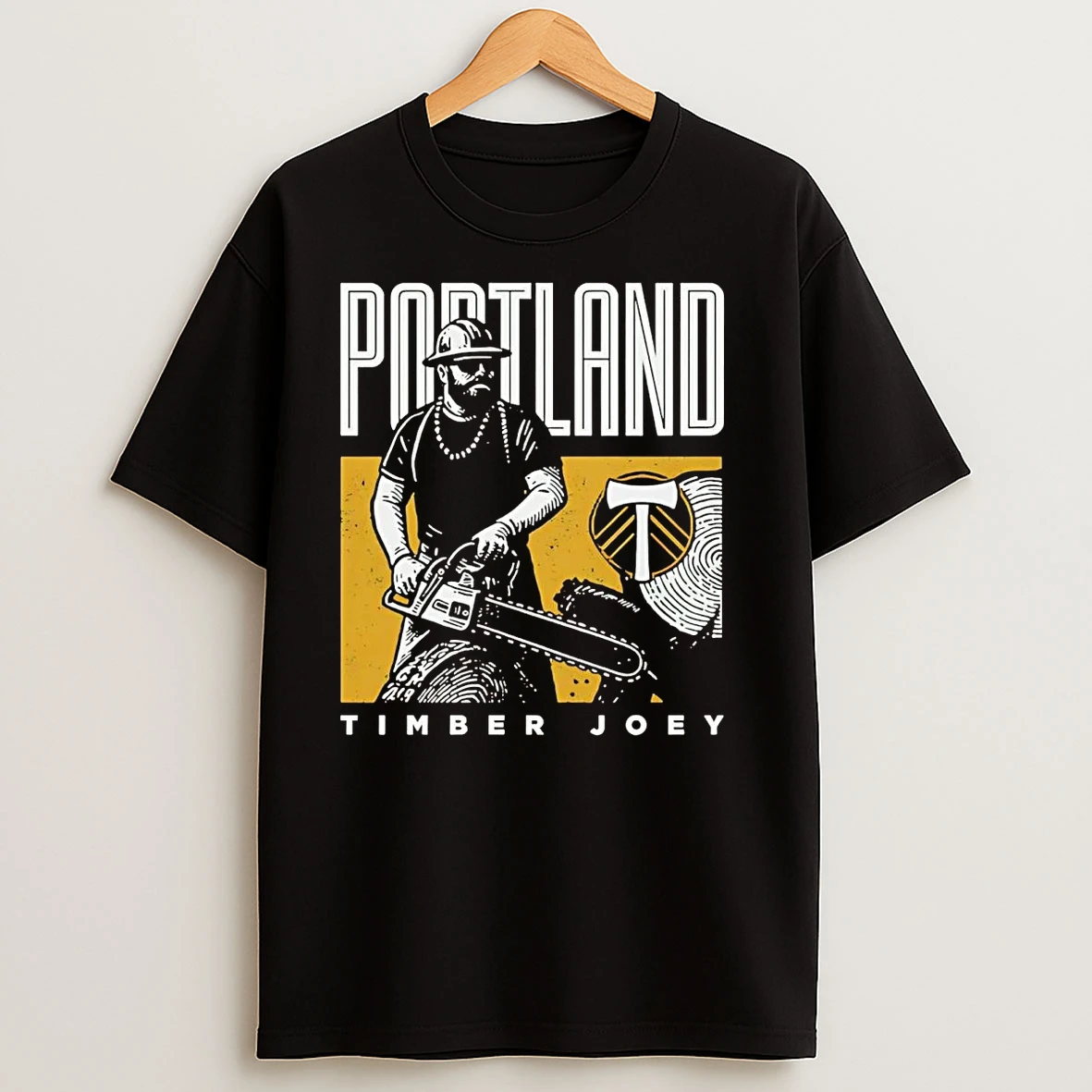 Timber Joey Chainsaw Mascot Portland Timbers T Shirts