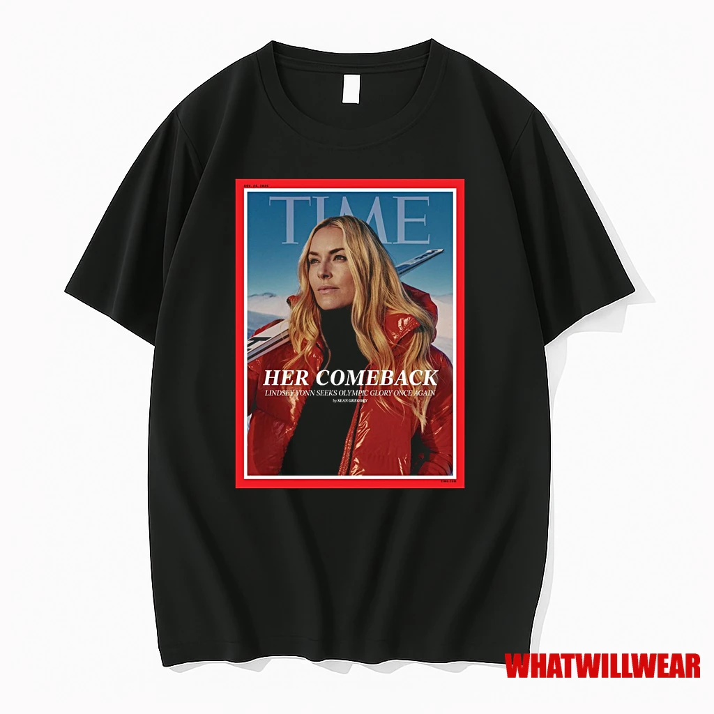 Time Her Comeback Lindsey Vonn Seeks Olympic Glory Once Again November 24 2025 Shirts