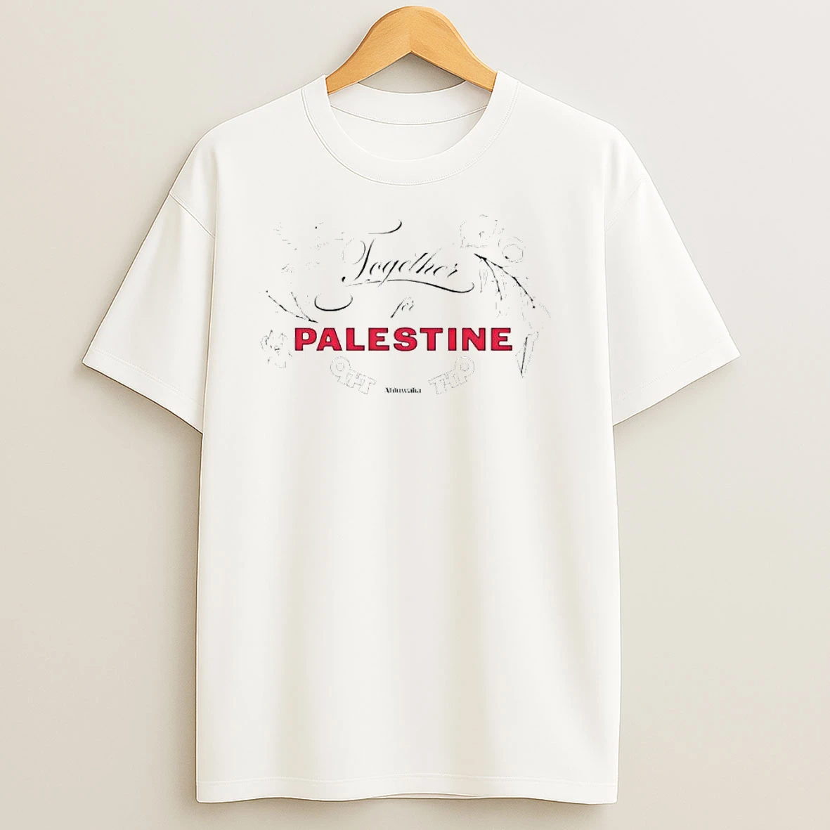 Together For Palestine Ahluwalia T4p Ornaments T Shirts