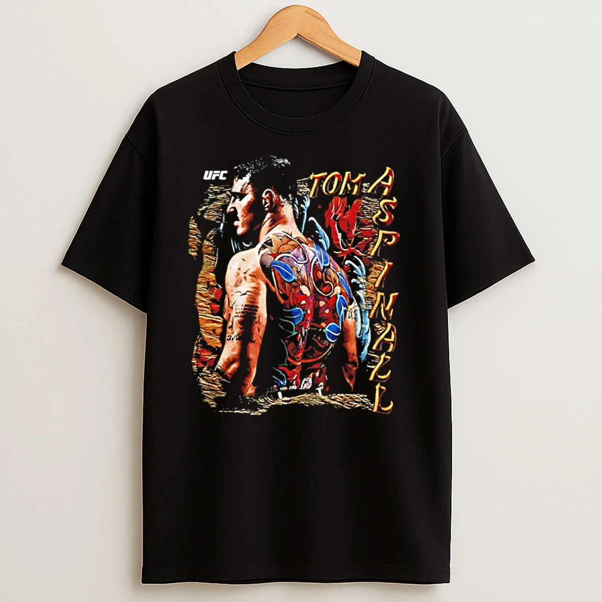 Tom Aspinall Ufc Grunge Tattoo Graphic T Shirts