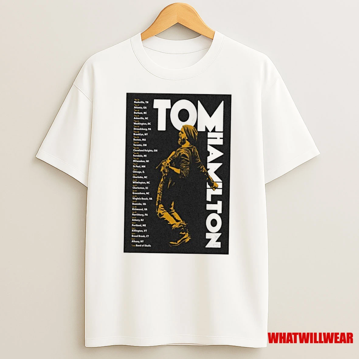 Tom Hamilton Jr Tour Nov 2025 Shirts