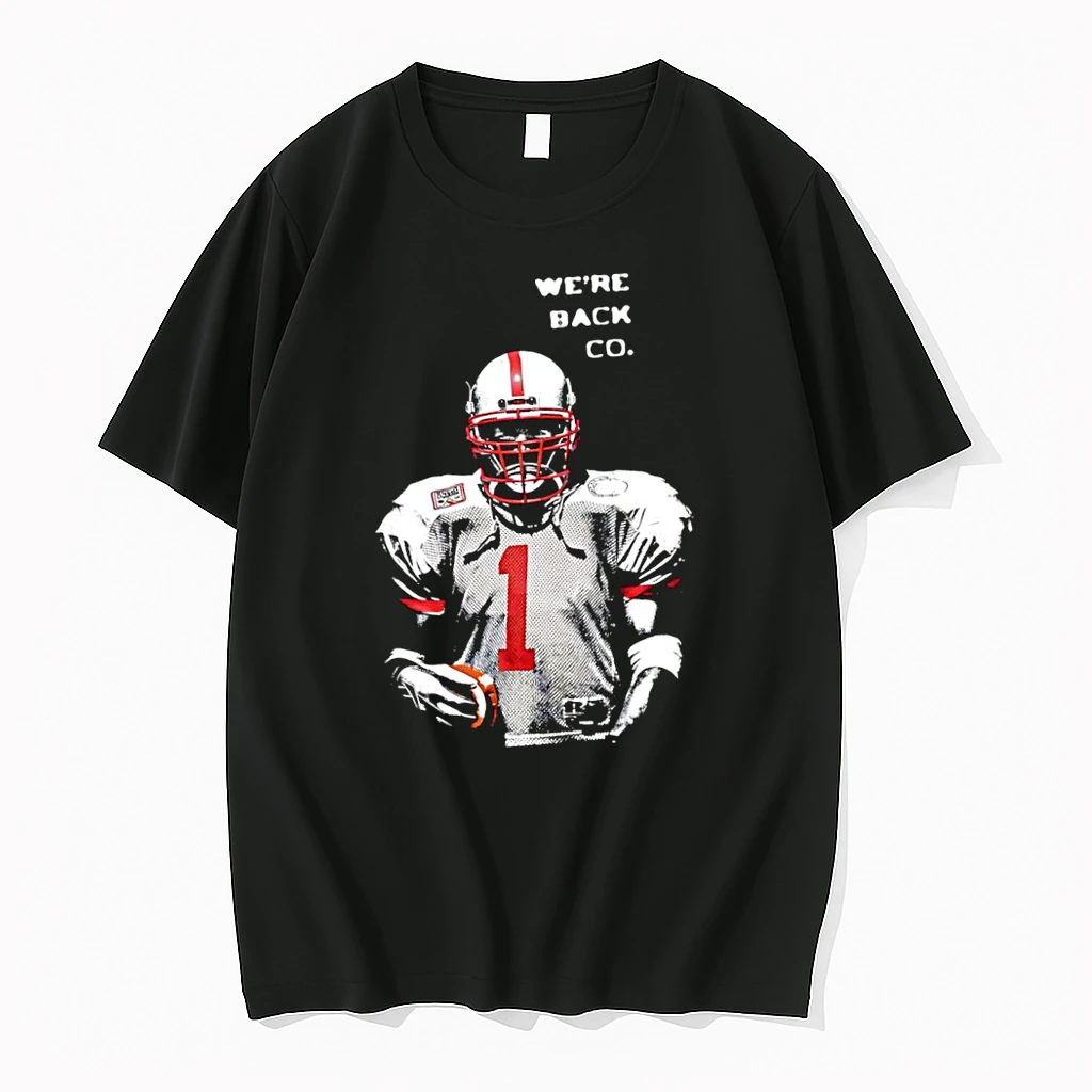 Tommie Frazier Nebraska Cornhuskers Quarterback Were Back Co Shirts