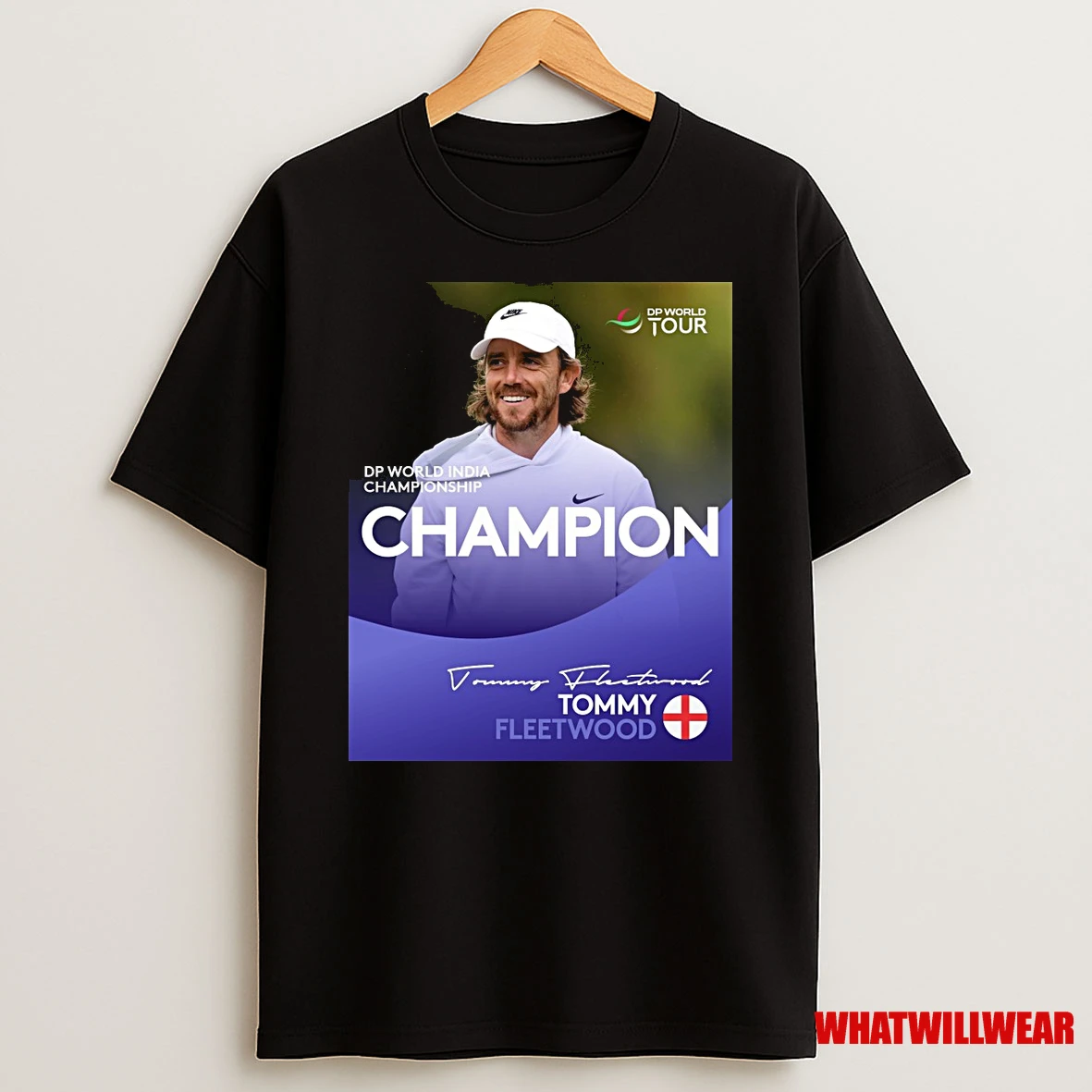 Tommy Fleetwood Wins The Dp World India Championship Champion 2025 Shirts