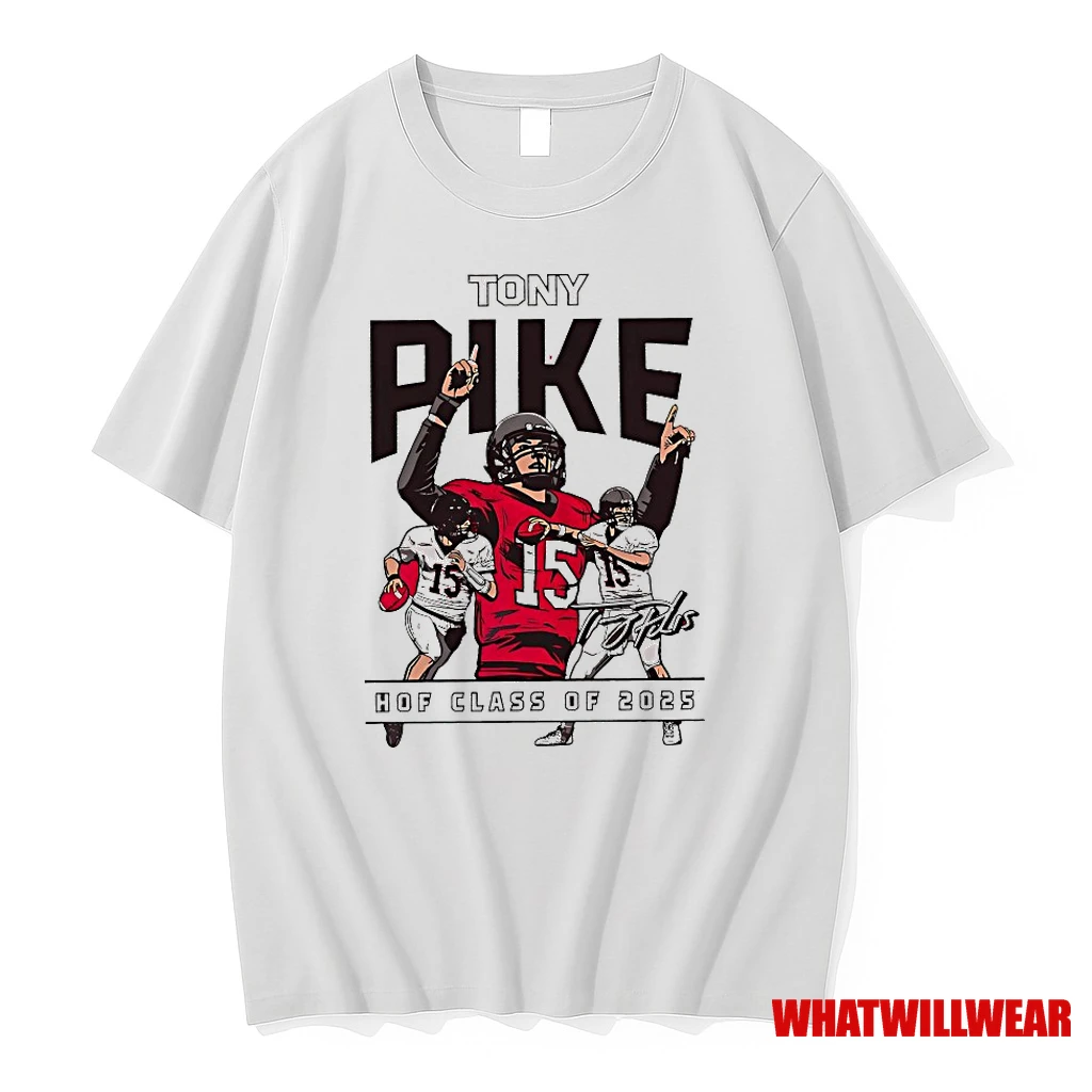 Tony Pike Hof Class Of 2025 Signature Shirts
