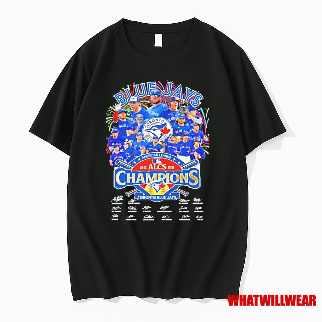 Toronto Blue Jays 2025 Alcs Champions Signatures Shirts