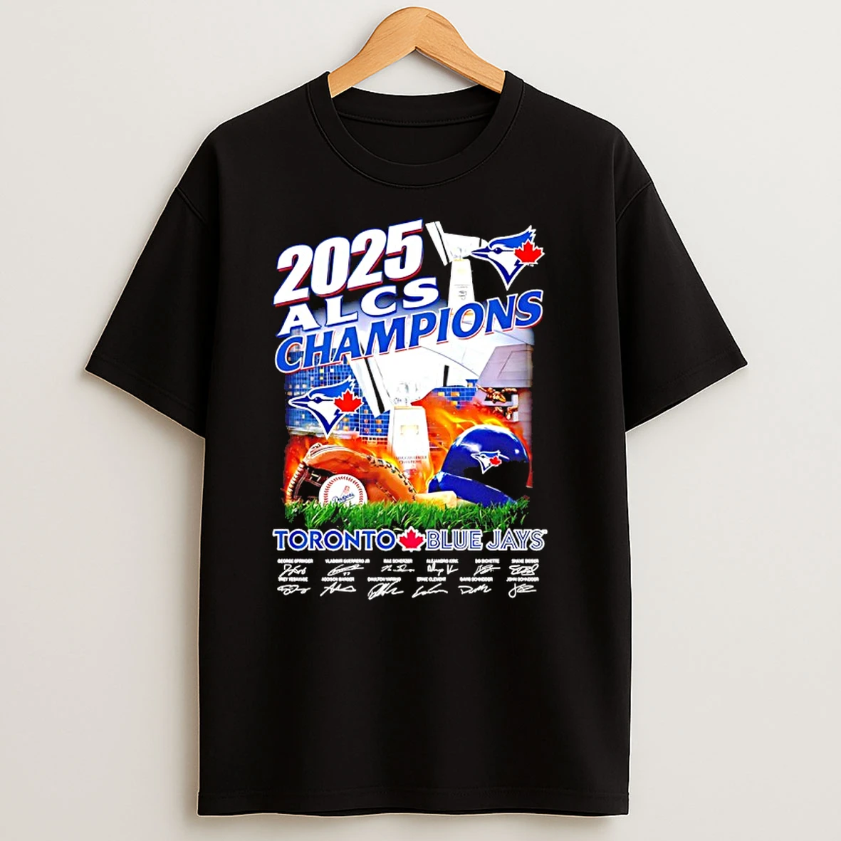 Toronto Blue Jays 2025 Alcs Champions Signatures T Shirts