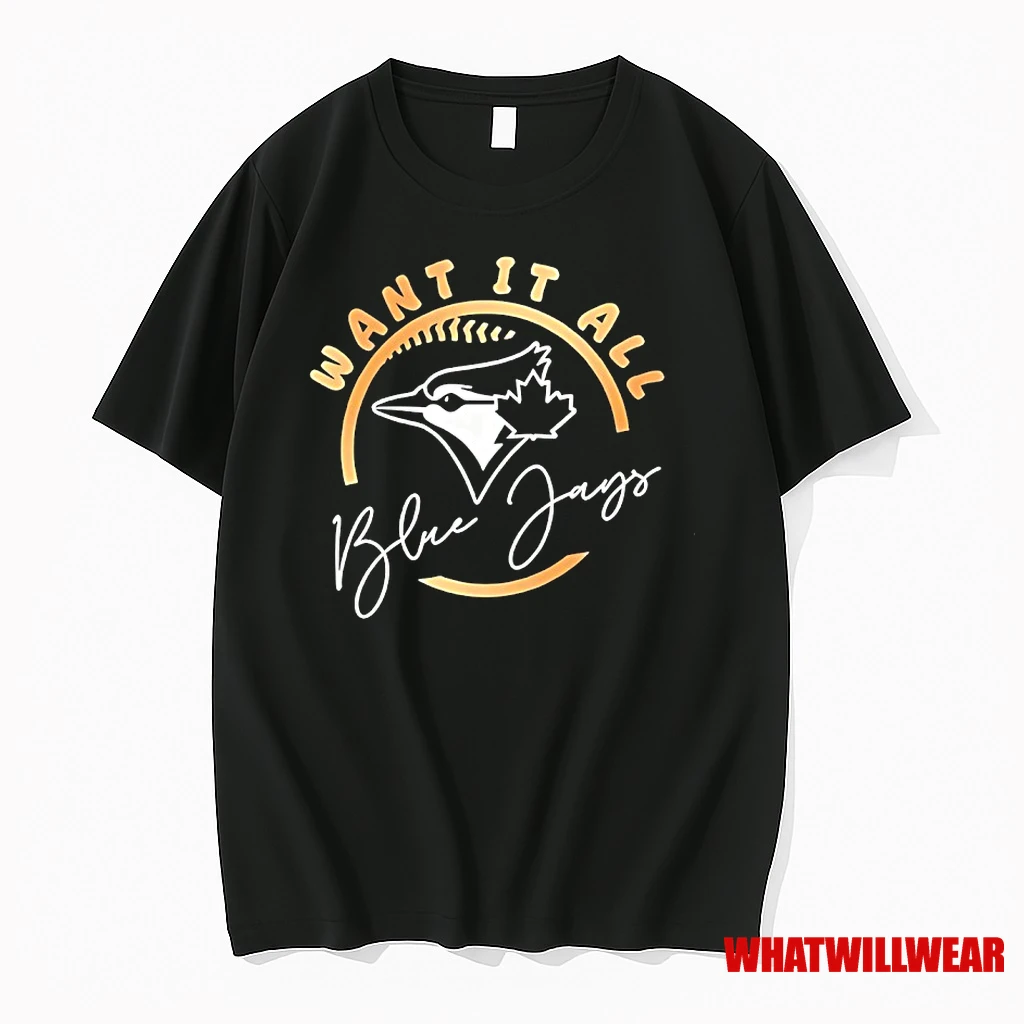 Toronto Blue Jays 2025 Alcs Want It All Singnature Logo Shirts