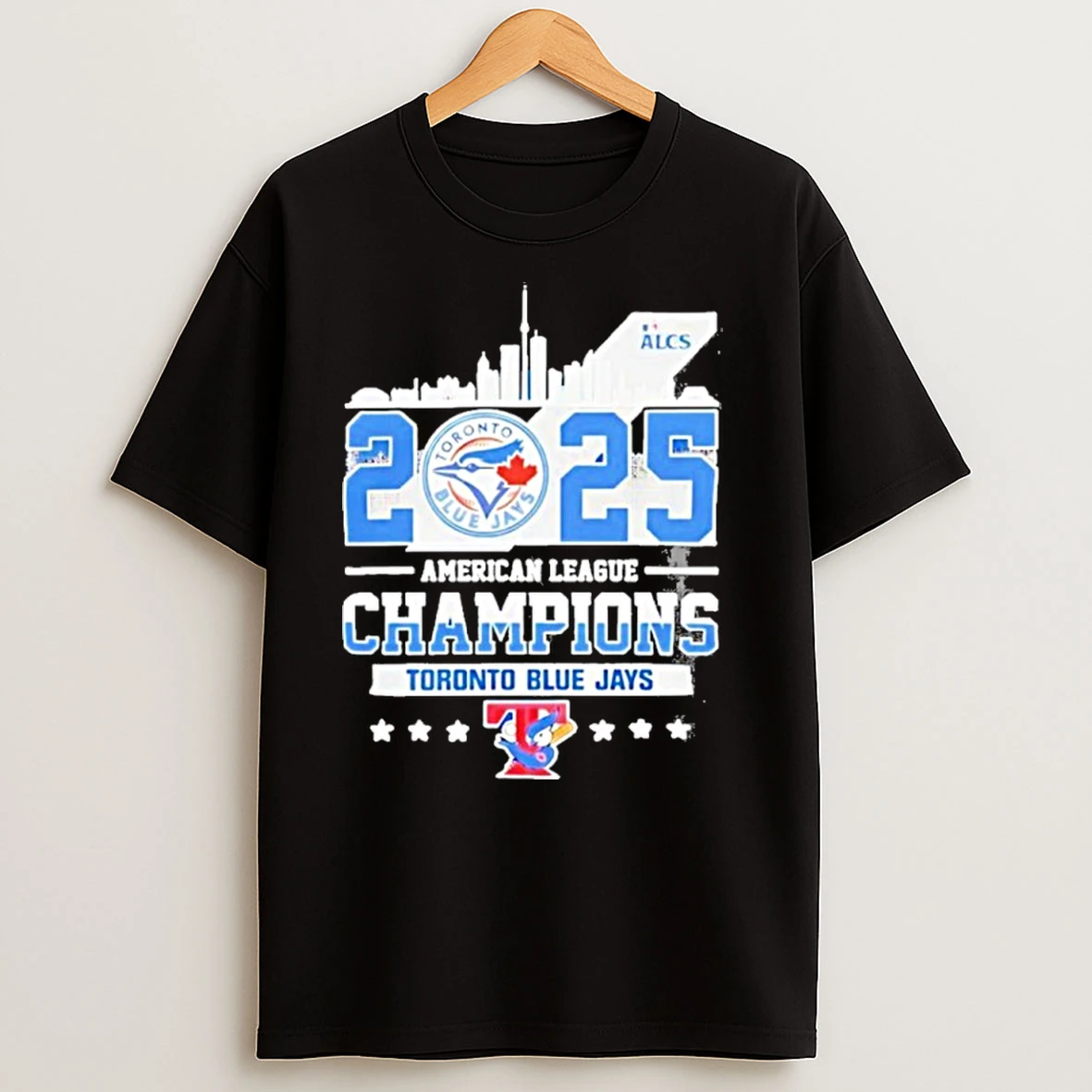 Toronto Blue Jays 2025 American League Champions Skyline T Shirts