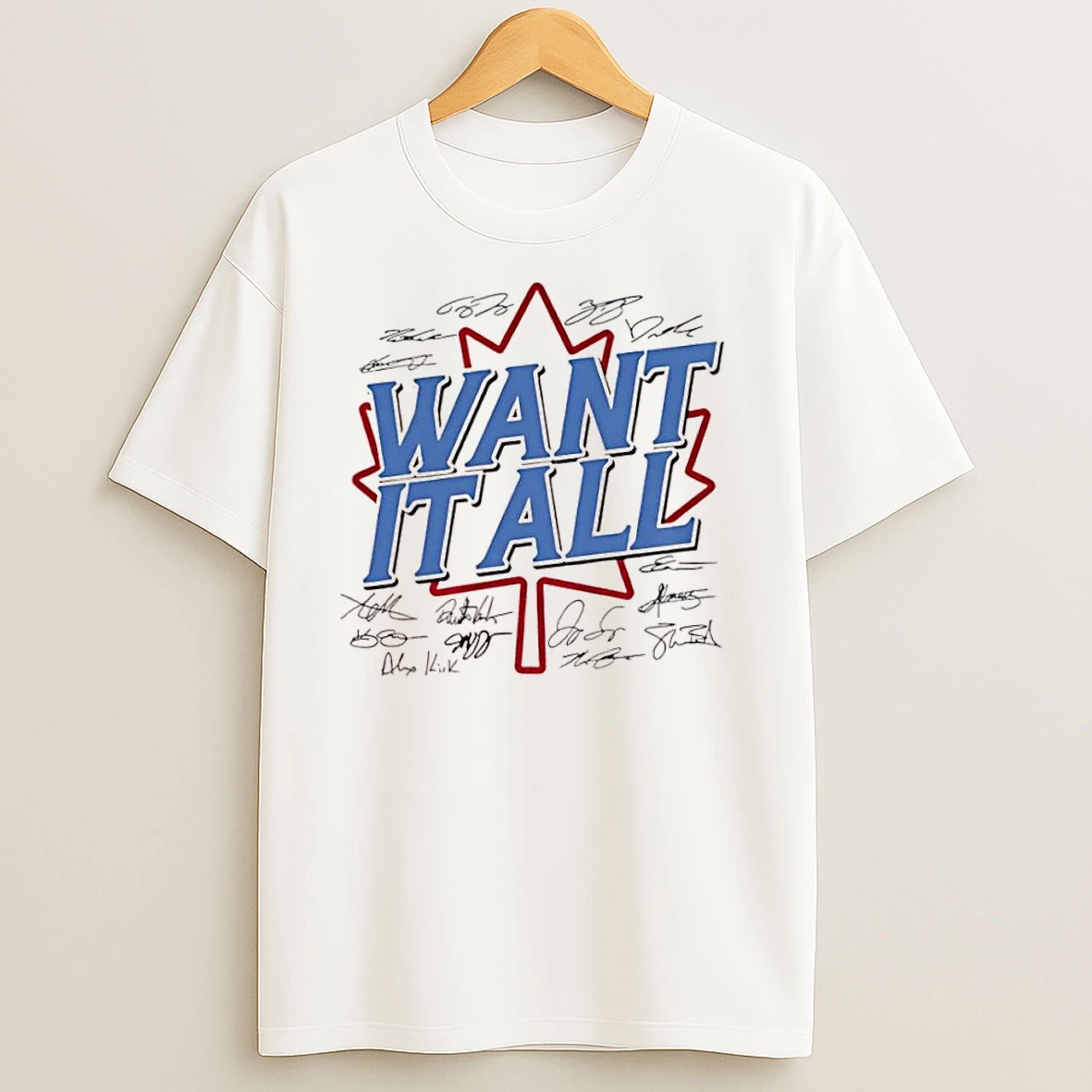 Toronto Blue Jays 2025 American League Champions Want It All Signature T Shirts