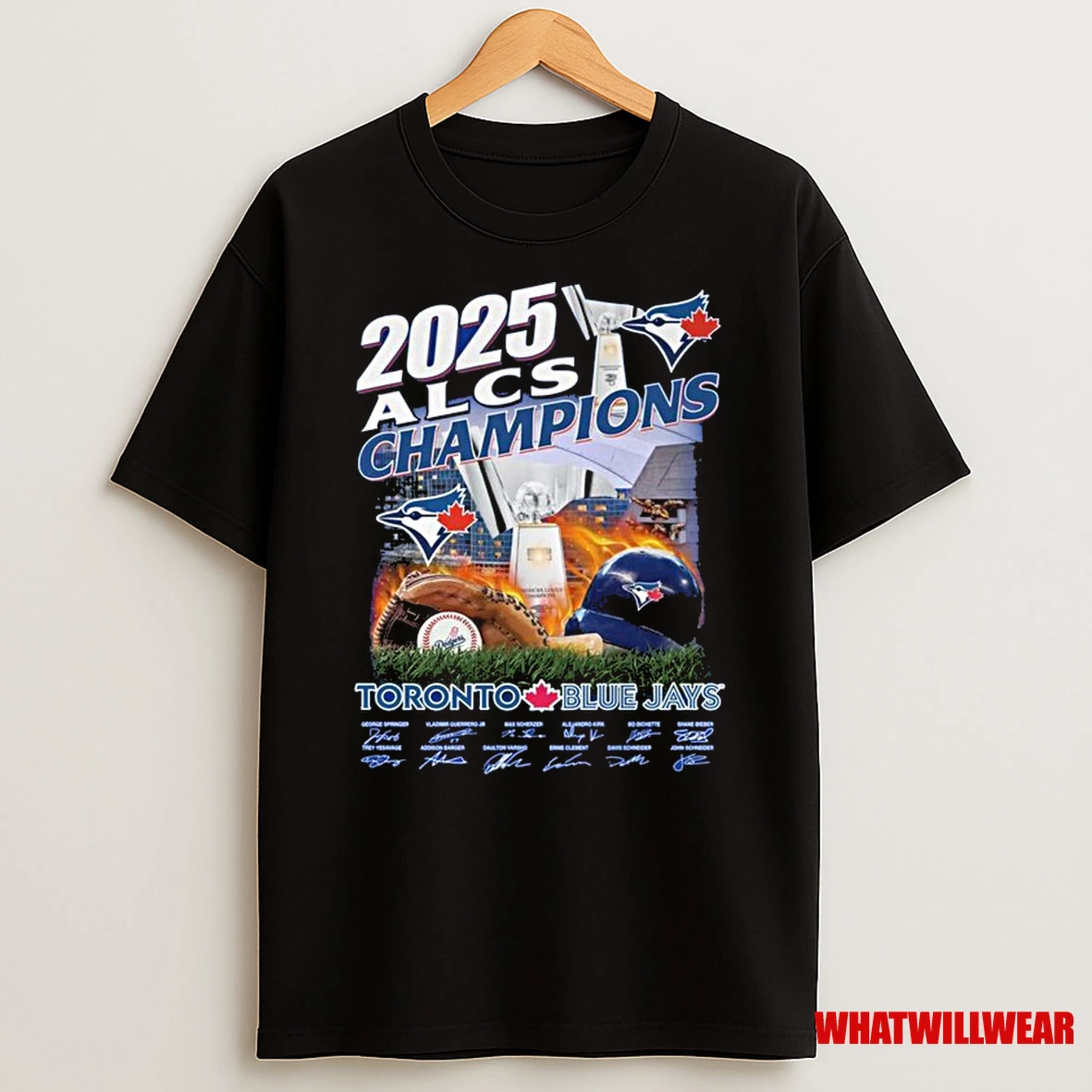 Toronto Blue Jays Alcs Champions 2025 Signatures Shirts