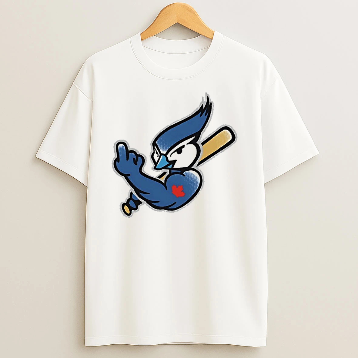 Toronto Blue Jays Ace Middle Finger Mascot T Shirts