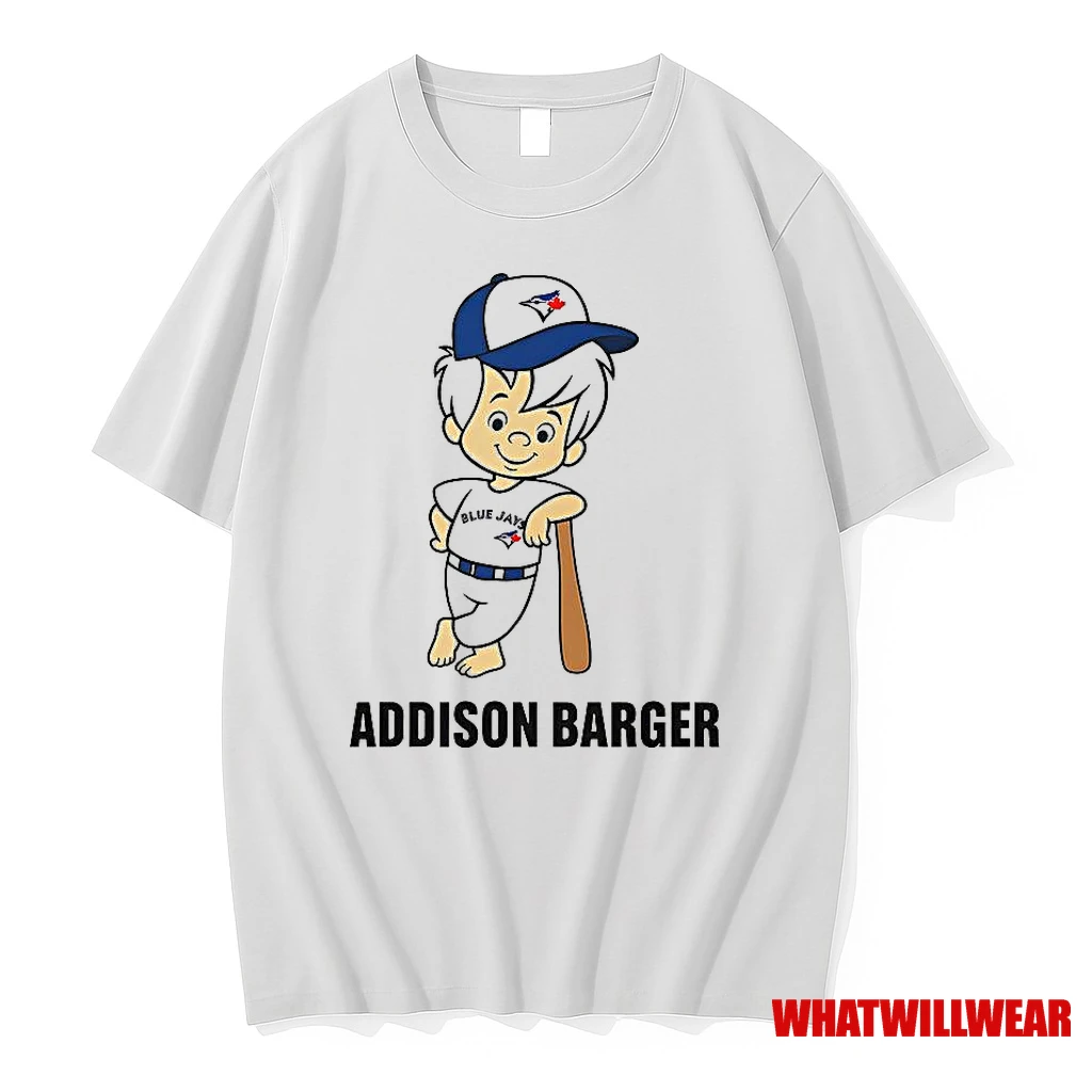 Toronto Blue Jays Addison Barger Cartoon Shirts