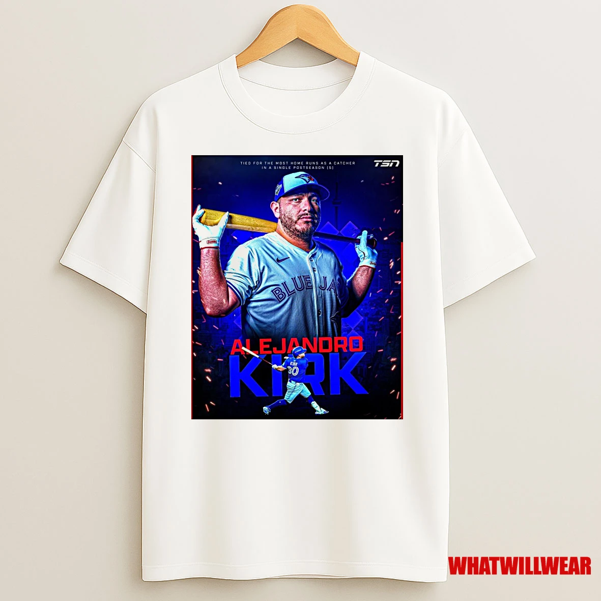 Toronto Blue Jays Alejandro Kirk Tied For The Most Home Runs In A Single Mlb Postseason Shirts