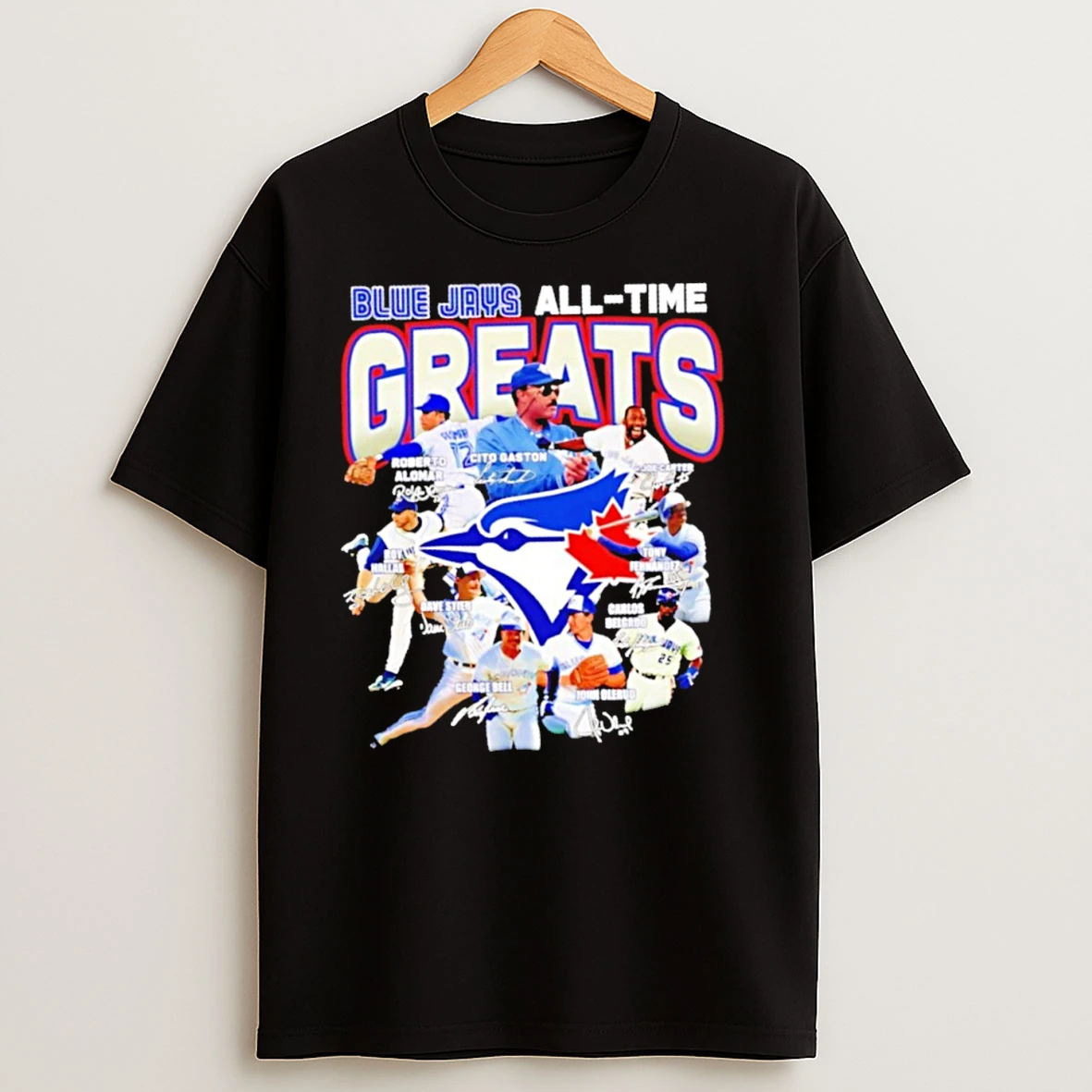 Toronto Blue Jays All Time Greats Carter Delgado Bell Alomar Gaston T Shirts
