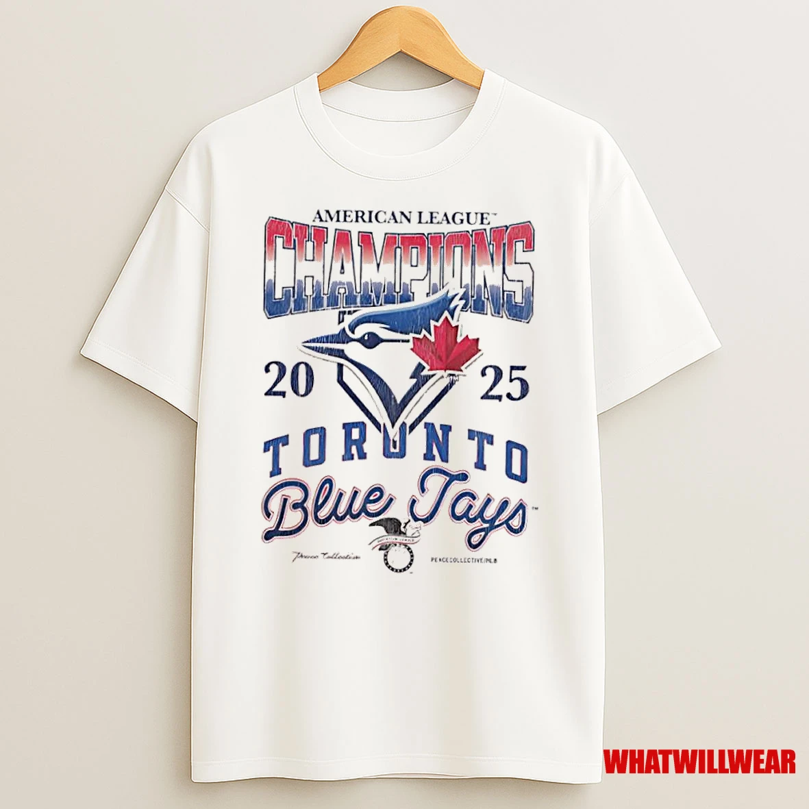 Toronto Blue Jays American League 2025 Champions Logo Baseball Shirts
