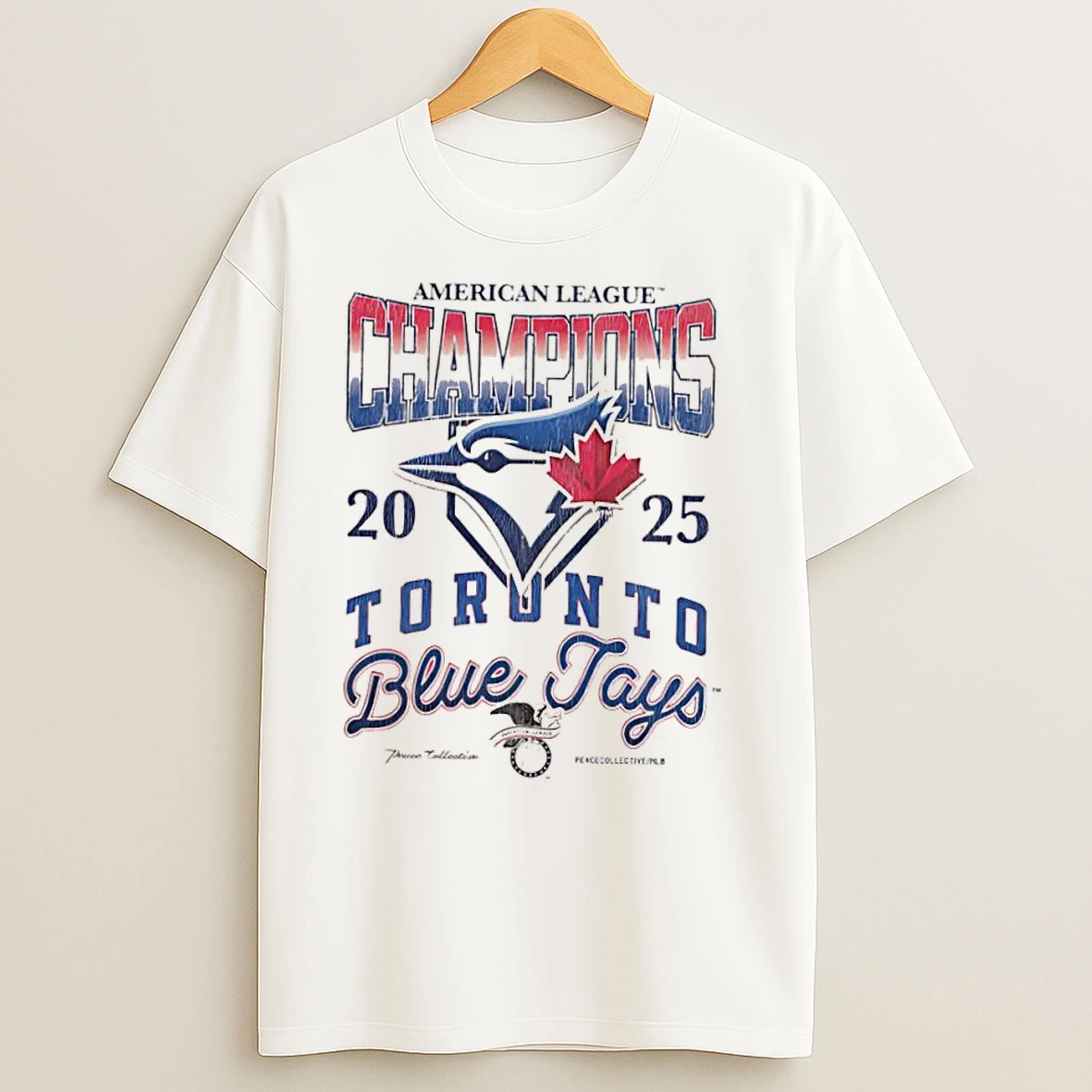Toronto Blue Jays American League 2025 Champions Logo Baseball T Shirts