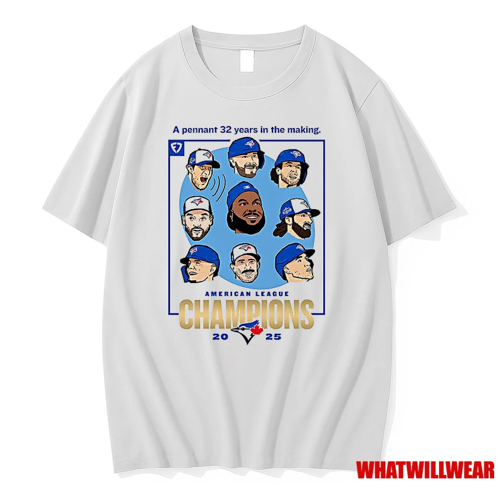 Toronto Blue Jays American League Champions A Pennant 32 Years In The Making 2025 Shirts