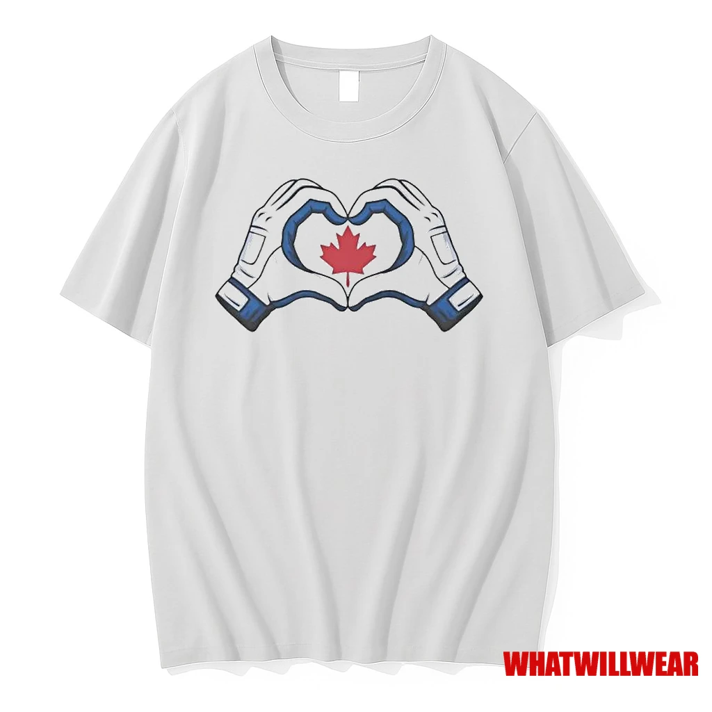 Toronto Blue Jays Canada Heart Hands Ornaments Shirts