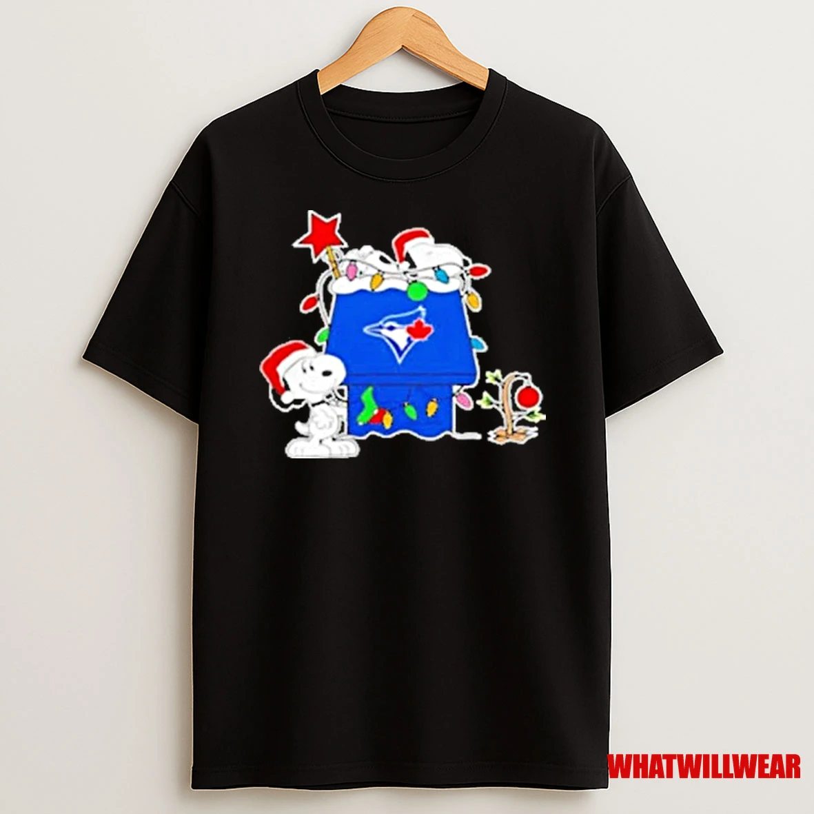 Toronto Blue Jays Christmas Snoopy Doghouse Shirts