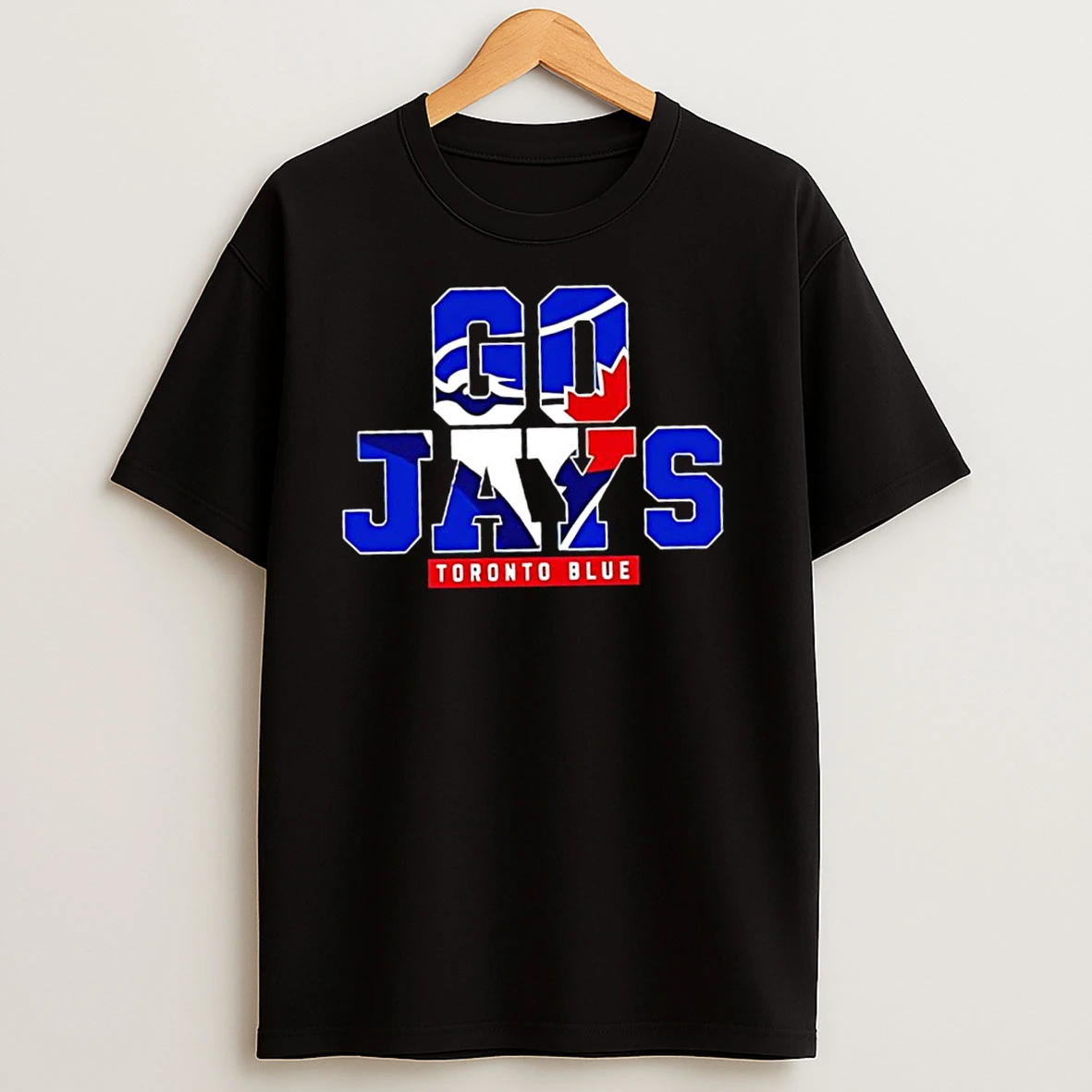 Toronto Blue Jays Go Jays Logo Inside T Shirts