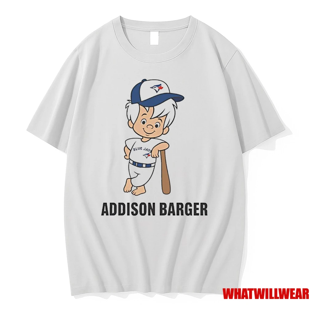 Toronto Blue Jays Mlb Addison Barger Cartoon 2025 Shirts