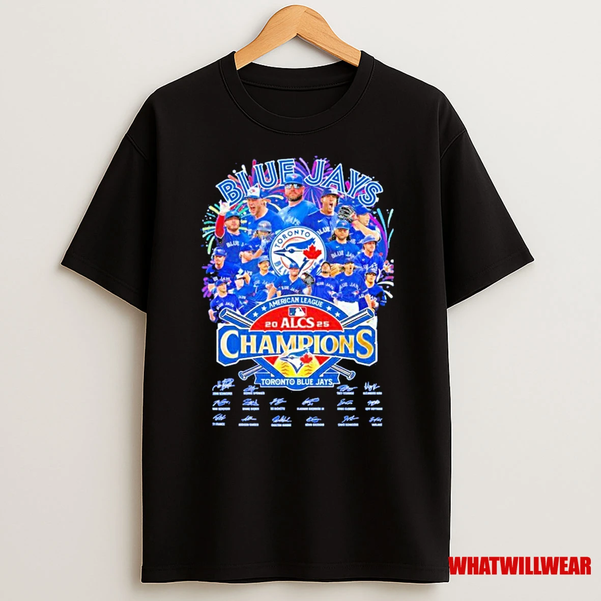 Toronto Blue Jays Players American League 2025 Alcs Champions Signatures Shirts
