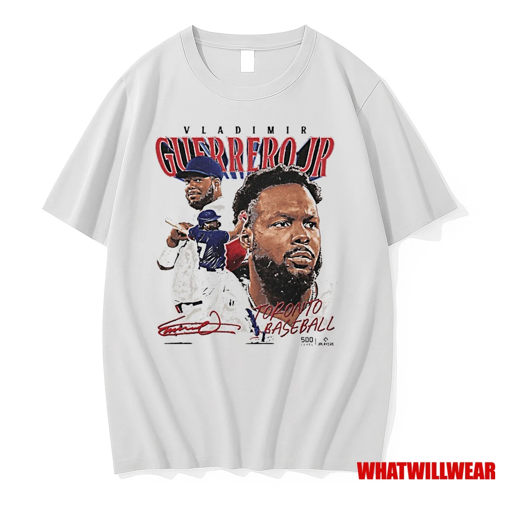 Toronto Blue Jays Vladimir Guerrero Jr Mlb World Series Vintage Signature Shirts