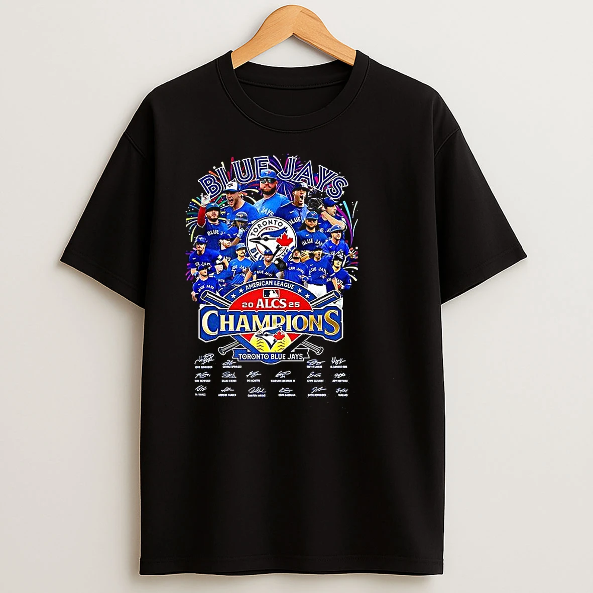 Toronto Blue Jays Baseball 2025 Alcs Champions Players Signature T Shirts