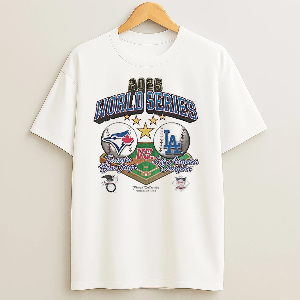 Toronto Blue Jays Vs La Dodgers 2025 World Series Vintage T Shirts