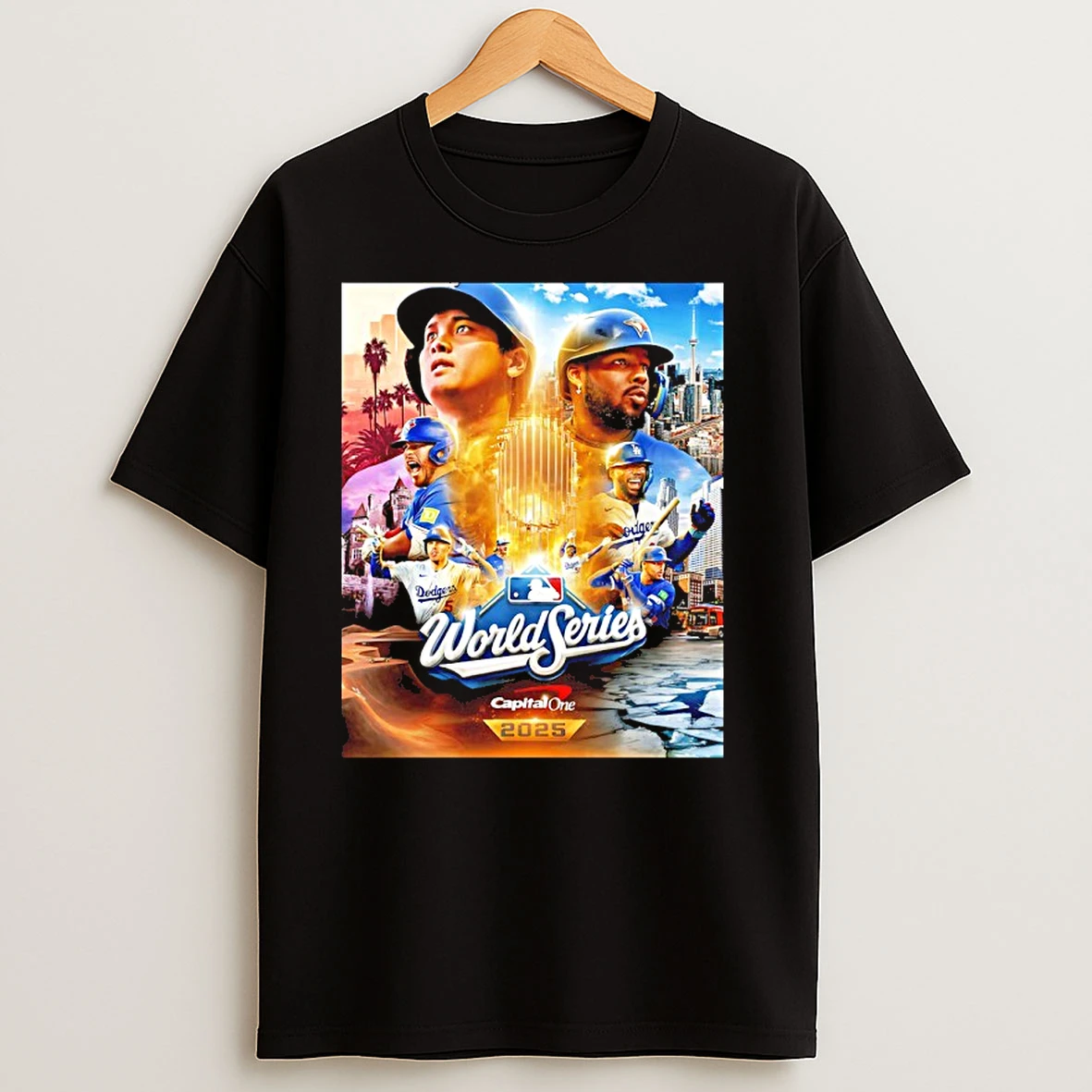 Toronto Blue Jays Vs Los Angeles Dodgers 2025 World Series Matchup T Shirts