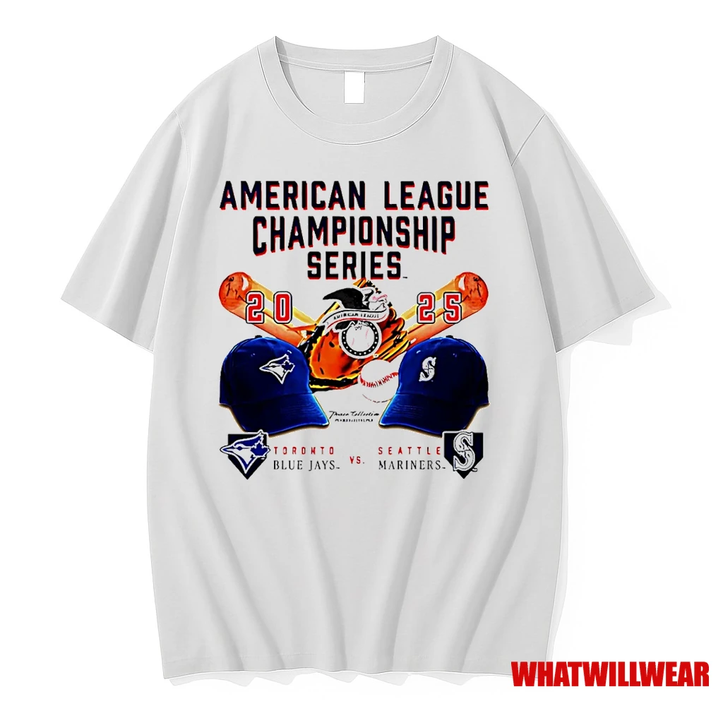 Toronto Blue Jays Vs Seattle Mariners 2025 American League Championship Series Shirts